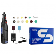 Мини-полировальная машина для деталей 12В / 18Вт  аккумулятор 12В 1500 мА·ч 