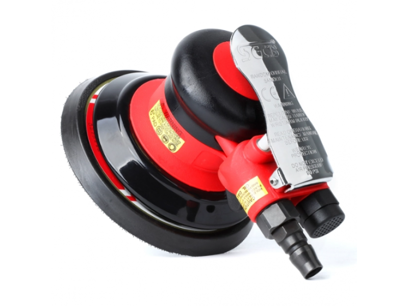 Пневматическая полировальная машина  5" малая порная тарелка Φ125 мм / эксцентрик 5 мм / 12000 об/ми