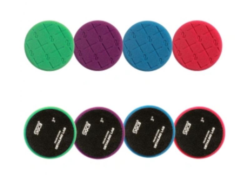 Поролоновый полировальный круг для финишной полировки  красный, 5"/130×140×20 мм