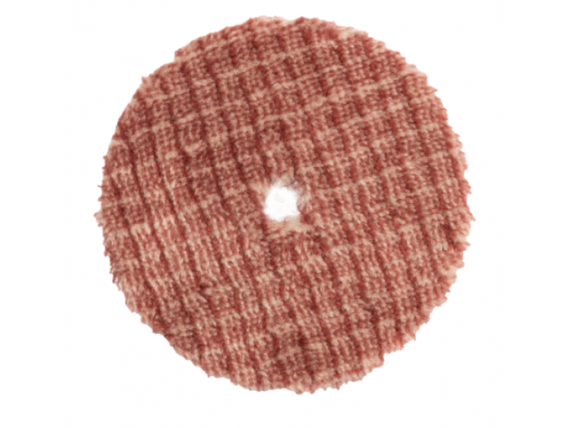 Шерстяной полировальный круг (для абразивной обработки/грубой полировки), красно белый, 5"/130×10mm