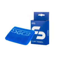 Глиняное полотенце (Полотенце-автоскраб)  синее, 330×300 мм