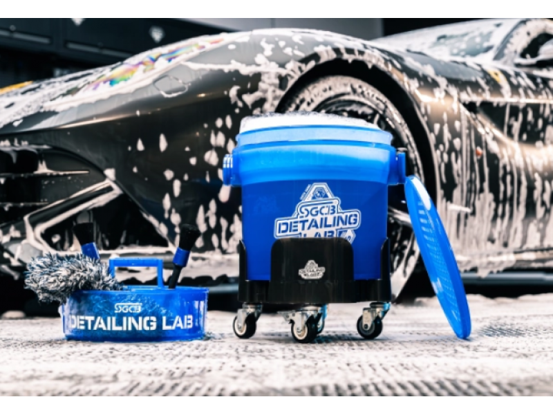 Organizator pentru unelte de detailing, albastru, Φ27,8 × H15,5 cm / PP (polipropilenă)