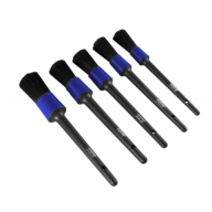 Набор щёток для детейлинга (Detail Brush)  универсальный 5 ед, 205/220/225/230/230 волокно+щетина
