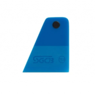 Ракель для PPF трапециевидный (прямой угол, ) 6,5х7,5 см, толщина: 0,6см/угол: 85° / с магнит, синий