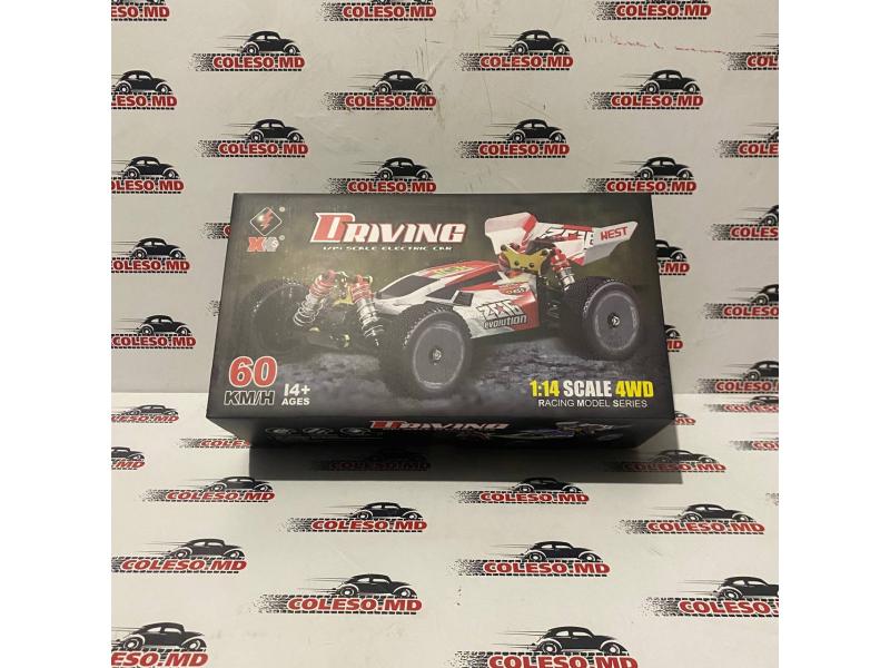 WL Toys 144001 Buggy cu telecomandă 60 km/h 1:14 2,4 GHz roșu 14+