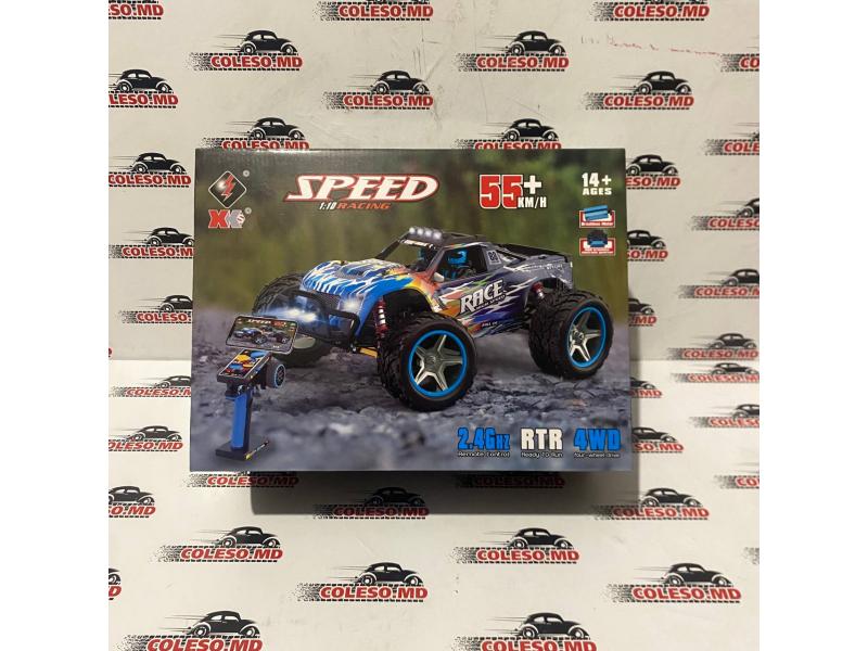 WL Toys 104019 Buggy cu telecomandă 4WD 1:10 55 km/h 2.4 GHz Albastru 14+