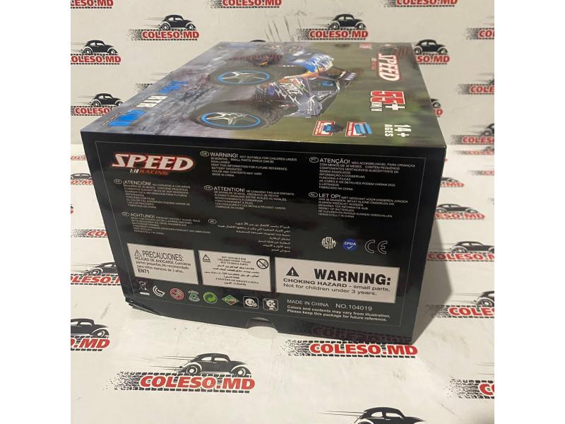 WL Toys 104019 Buggy cu telecomandă 4WD 1:10 55 km/h 2.4 GHz Albastru 14+