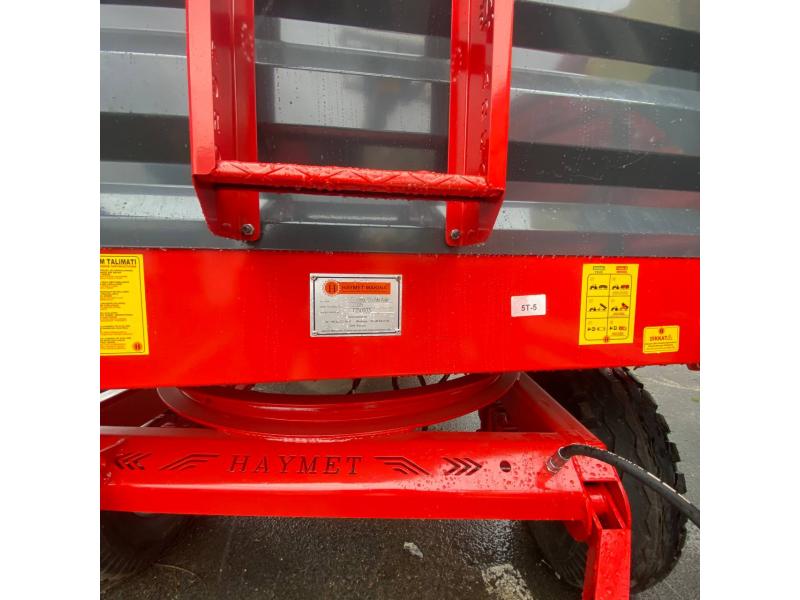 Прицеп сельскохозяйственный двухосный HAYMET 5T-5 (5 тонн, гидравлический тормоз)