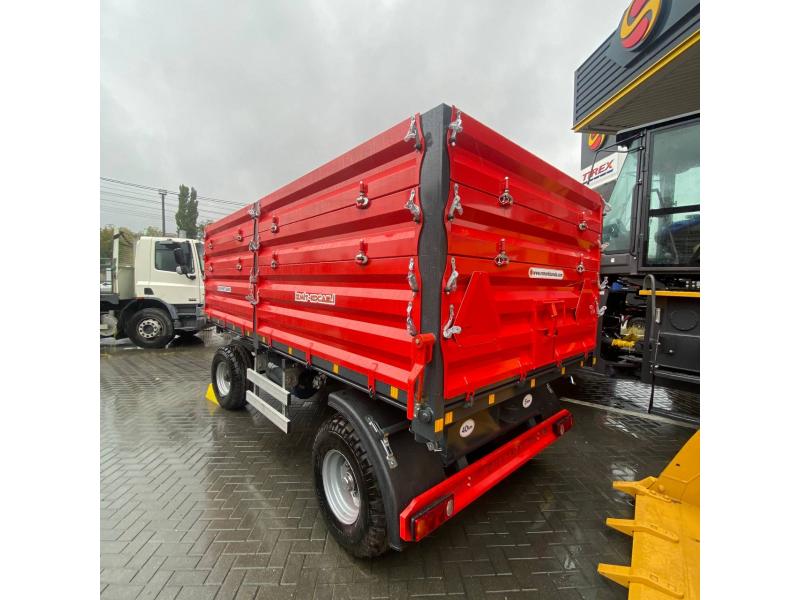 Remorca pentru tractor 2PTS5  frana pneumatica - 2025 (rosu) - 2 osii