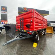 Remorca pentru tractor 2PTS5  frana pneumatica - 2025 (rosu) - 2 osii