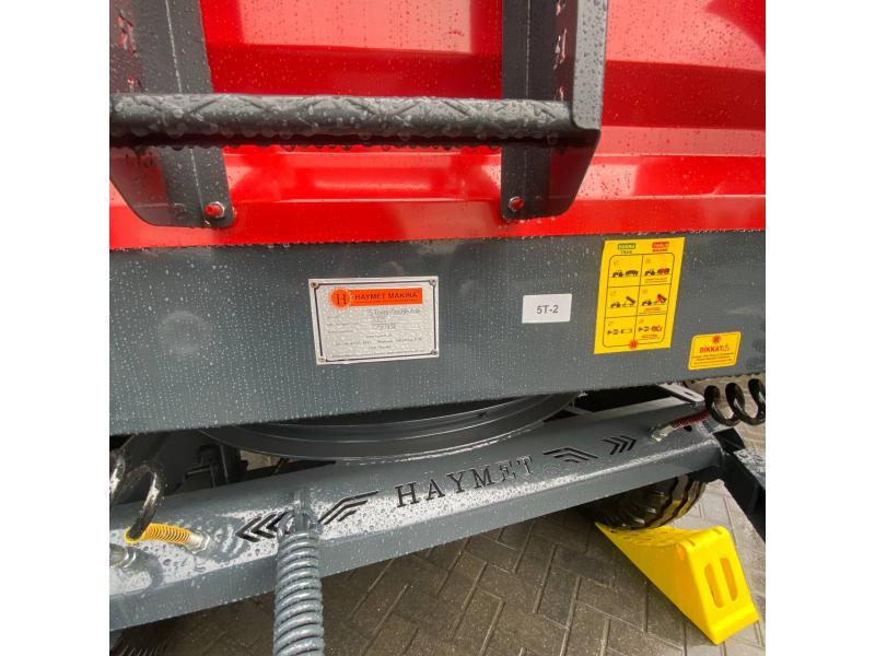 Remorca pentru tractor 2PTS5  frana pneumatica - 2025 (rosu) - 2 osii