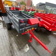 Прицеп сельскохозяйственный одноосный HAYMET 1T-1 (1 тонна, гидравлический тормоз)