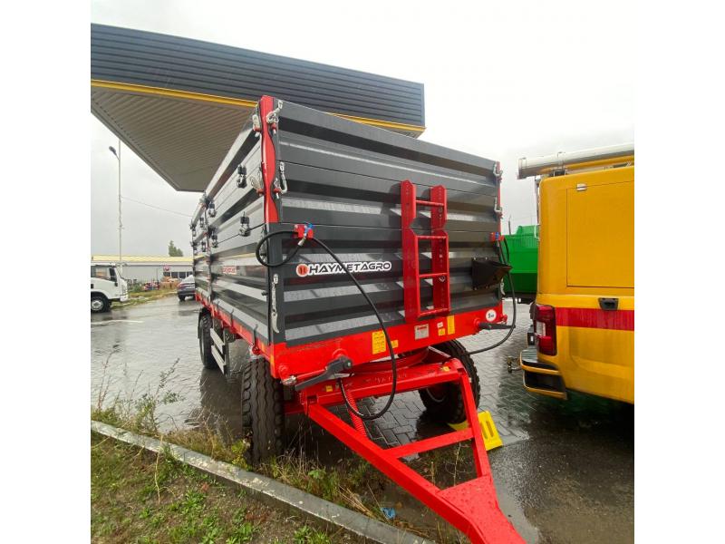 Remorca pentru tractor 2PTS5 (5T) frana hidraulica - 2025 (gri) - 2 osii