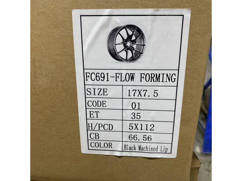 Диск  17  5х112  7,5j  d-66,56  ET35  FC691-FF, алмаз обод