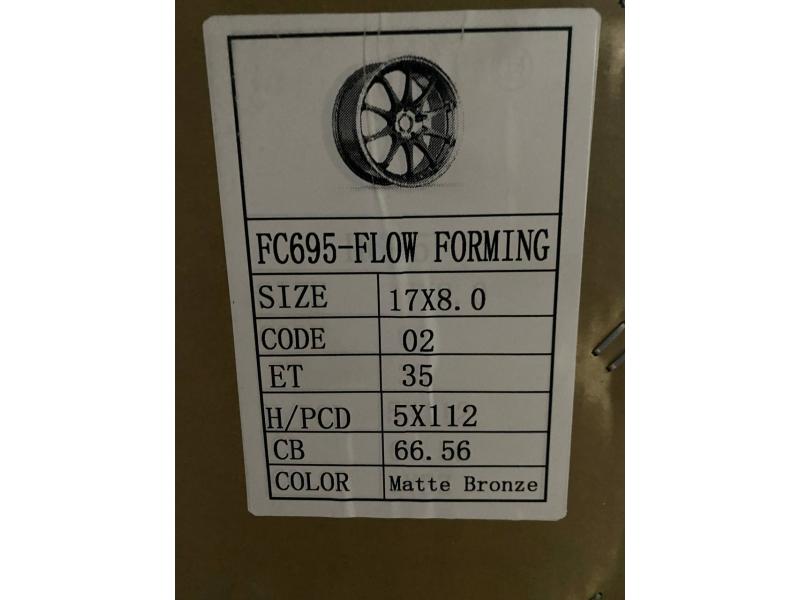 Диск  17  5х112  8,0j  d-66,56  ET35  FC695-FF, Matte Bronze