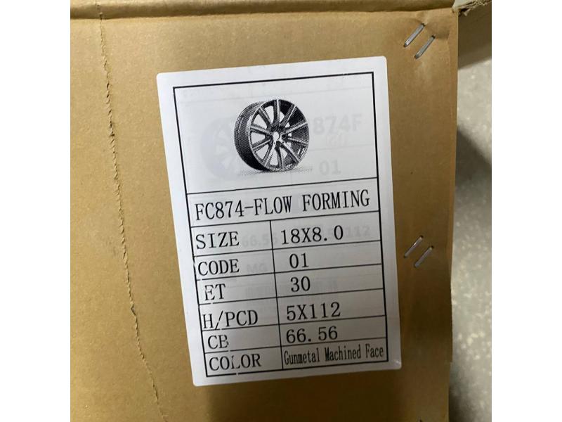 Jantă 18 5x112 8.0J d-66,56 ET+30 FC874-FF, culoare metal gri