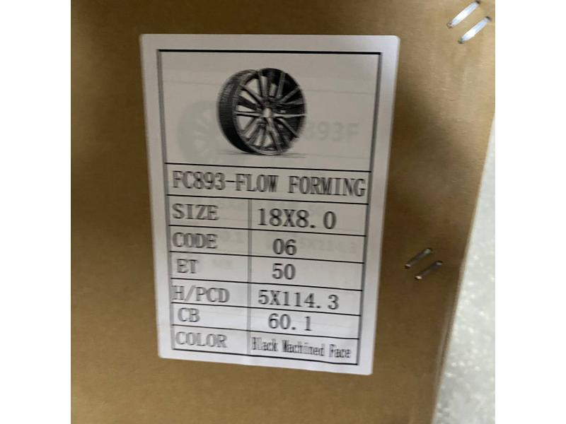 Jantă 18, 5x114.3, 8.0J, 60.1 mm, ET +50, FC893-FF, (grey metallic)