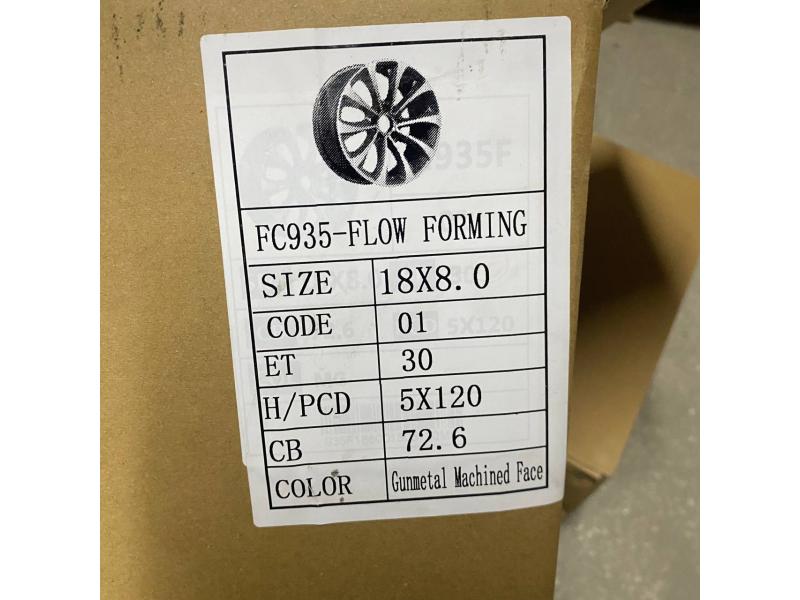 Диск  18  5х120  8j  d-72,6  ET+30  FC935-FF, серый металл