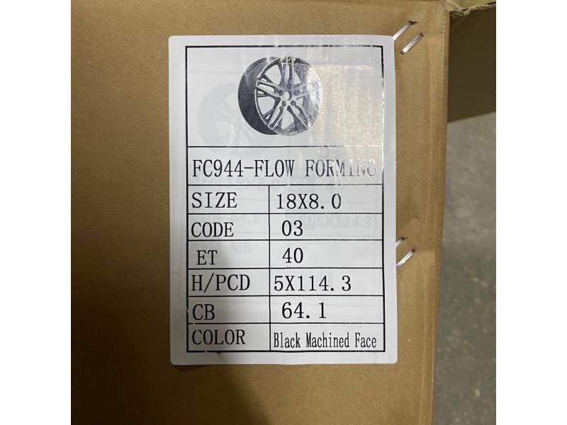 Jantă 18, 5x114.3, 8.0J,64.1 mm, ET +40, FC944-FF,  (diamond cut)”