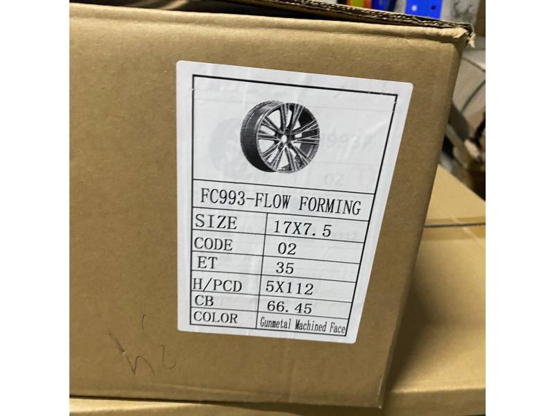 Jantă 17 5x112 7,5J d-66,45 ET+35 FC993-FF, gri metal