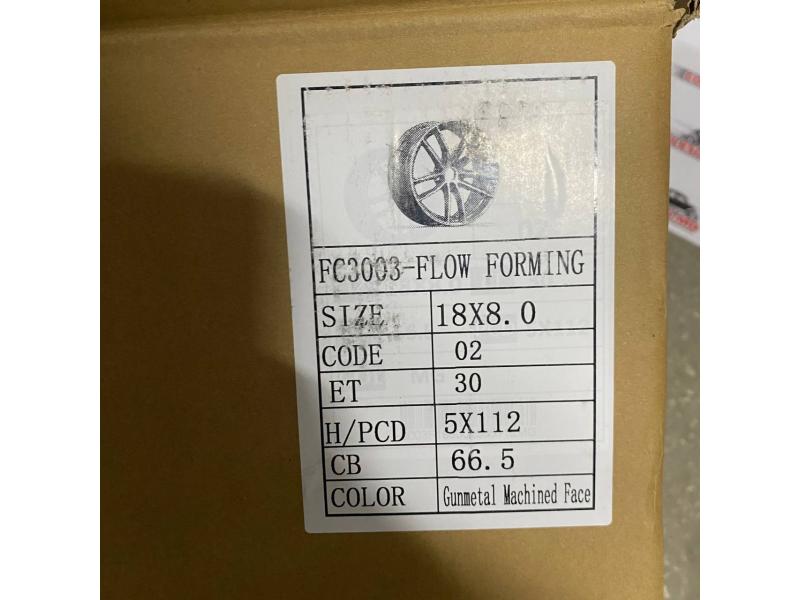 Диск  18  5х112  8,0j  d-66,56  ET+30  FC3003-FF, серый металл