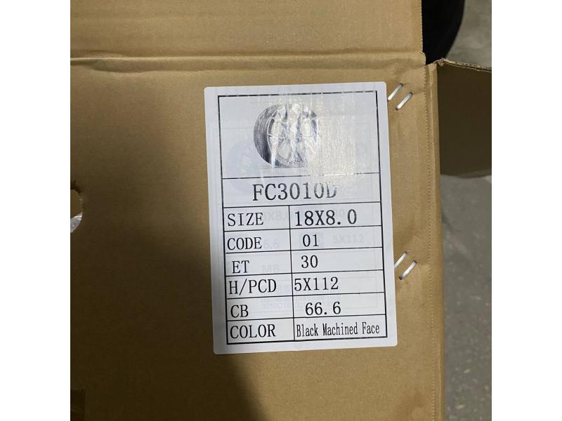 Диск  18  5х112  8j  d-66,6  ET+30  FC3010D, алмаз 