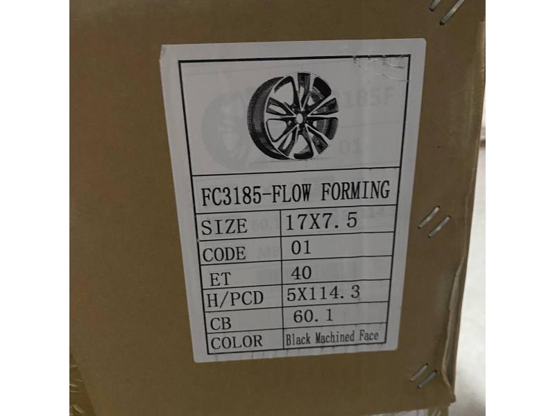 Jantă din aliaj 17" 5x114,3 7.5J d-60,1 ET+40 FC3185-FF, margine diamantată (Diamond Cut)