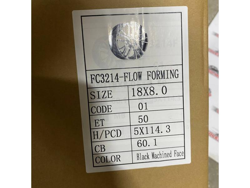 Jantă 18, 5x114.3, 8.0J, 60.1 mm, ET +50, FC3214-FF, (diamond cut)