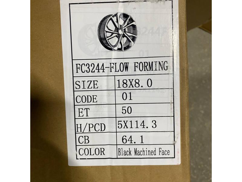 Jantă 18, 5x114.3, 8.0J, 64.1 mm, ET +50, FC3244-FF, (diamond cut)