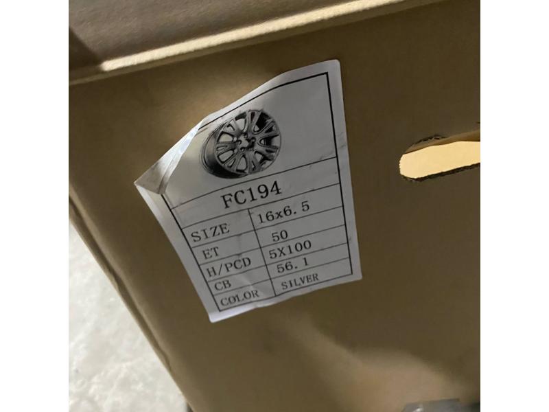 Диск  16  5х100  6,5j  d-56,1  ET+50  FC194, silver