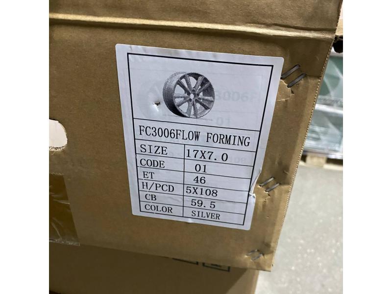 Диск  17  5х108  7,0j  d-59,5  ET+46  FC3006-FF, silver