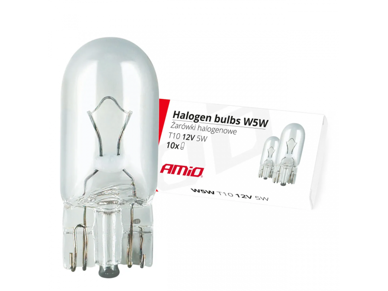Lampă 12V W5W T10 AMIO