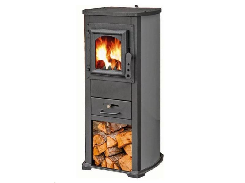 Чугунная печь буржуйка BLIST Ekonomik Lux 7 kW черная