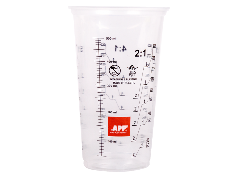 Одноразовая кружка для смешивания красок и лаков | 500 мл APP Cup Eco 500