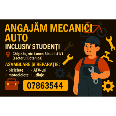 Angajăm mecanici Auto!
