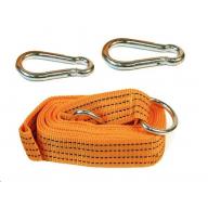 Cable towing tape 3 m carabiners