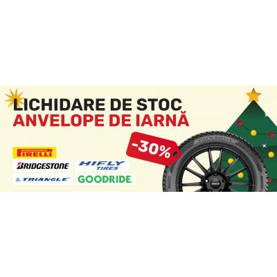 LICHIDARE DE STOC ANVELOPE DE IARNĂ!