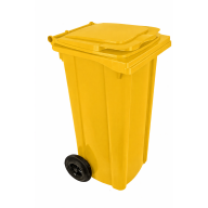 Контейнер для мусора с колесами EU 120 л (yellow)