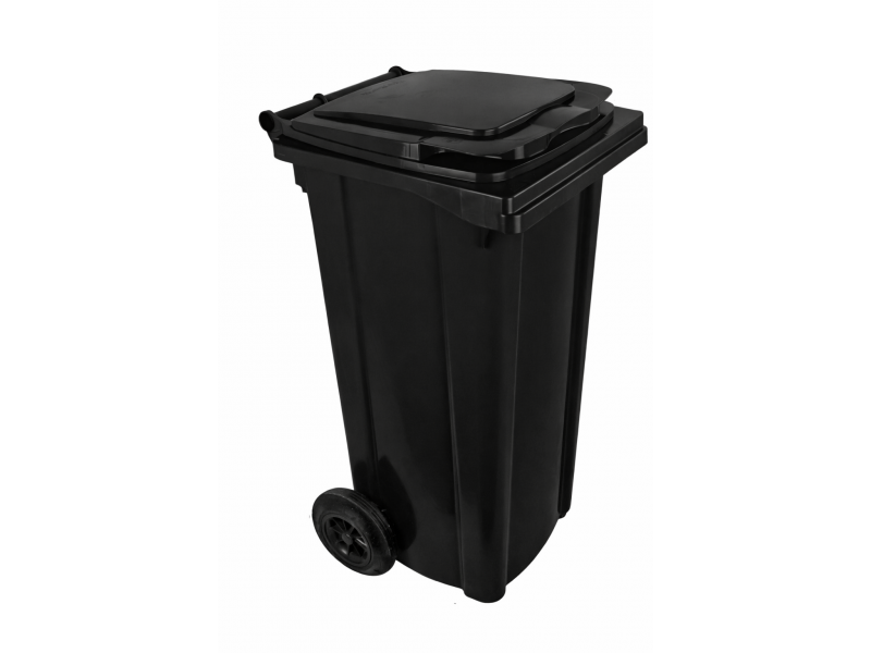 Container pentru gunoi cu roti EU 120 l (black)