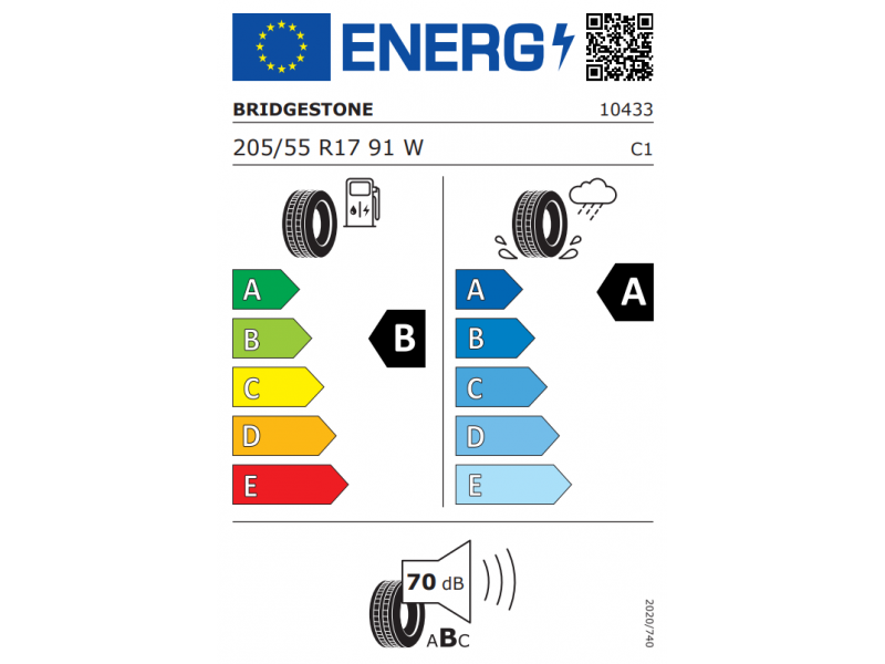 205/55/17 Bridgestone Turanza T005 91W ( MO ) лето