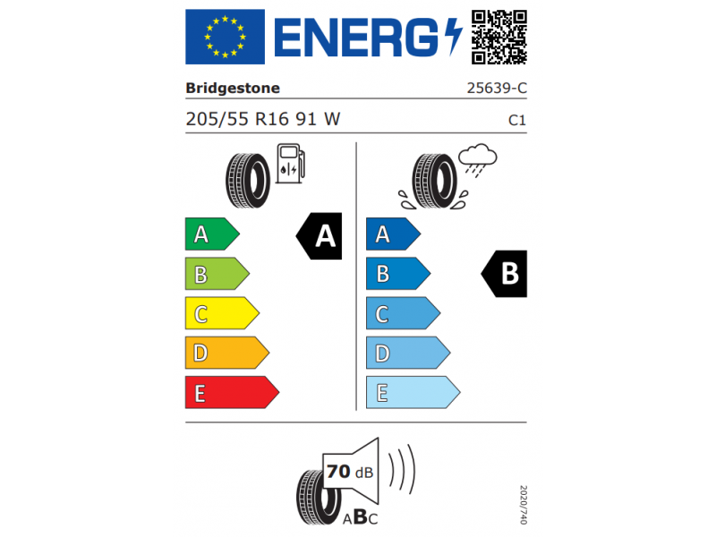 205/55/16 Bridgestone Turanza T005 91W vara