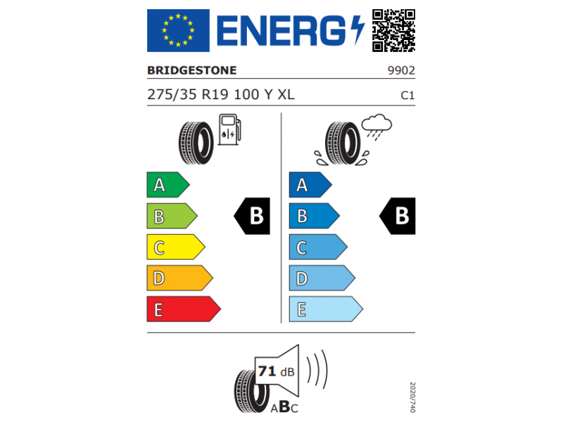 275/35/19 Bridgestone Turanza T005  100Y XL  RFT ( * ) лето