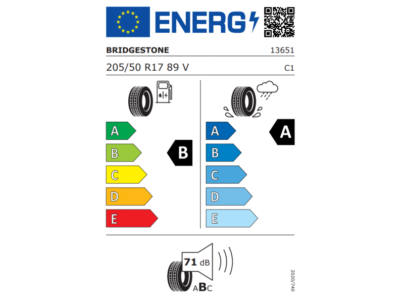 205/50/17 Bridgestone Turanza T005 89V  лето