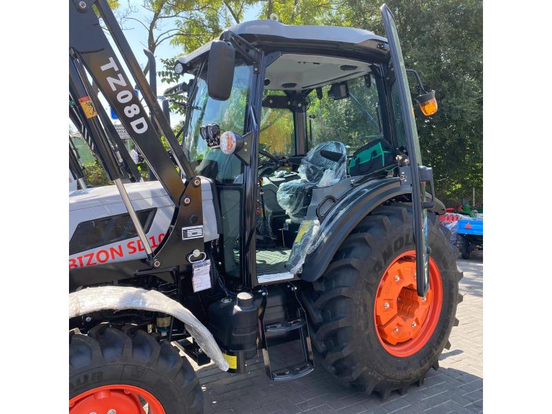  Tractor коммунальный Bizon SD1004 с фронтальным погрузчиком и ковшом	