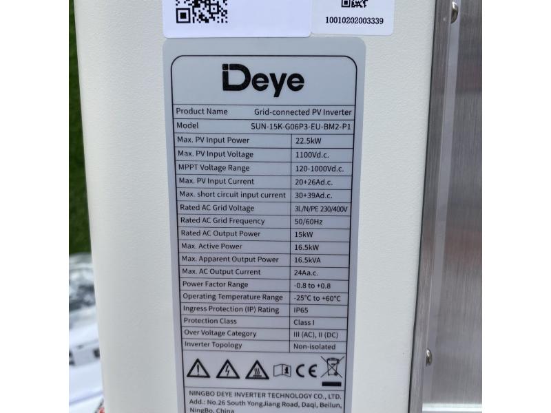 Сетевой инвертор DEYE SUN-15K-G06P3-EU-BM2-P1  