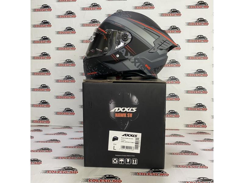 Мотошлем Axxis Hawk SV Evo Dark Justice C1
