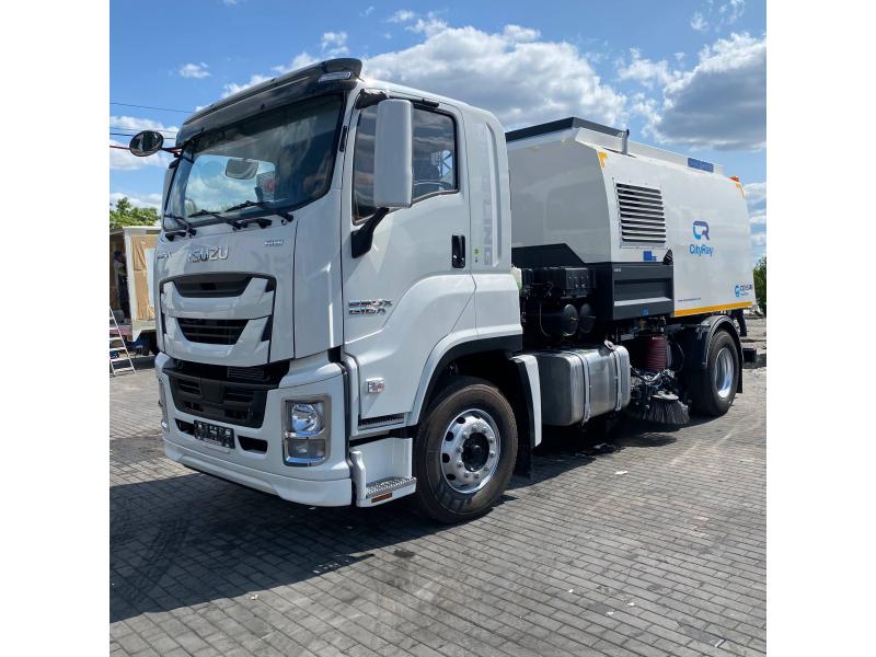 Mașină de măturat și aspirat stradală ÇEKSAN CITYRAY 5 pe șasiu ISUZU GIGA