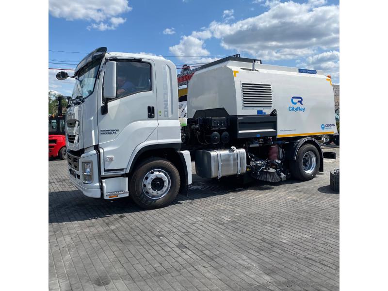 Mașină de măturat și aspirat stradală ÇEKSAN CITYRAY 5 pe șasiu ISUZU GIGA