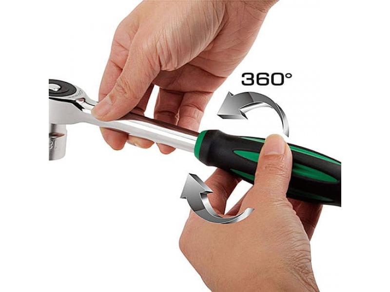 Трещотка TOPTUL 1/4" 60 зубцов (CJTV0818)