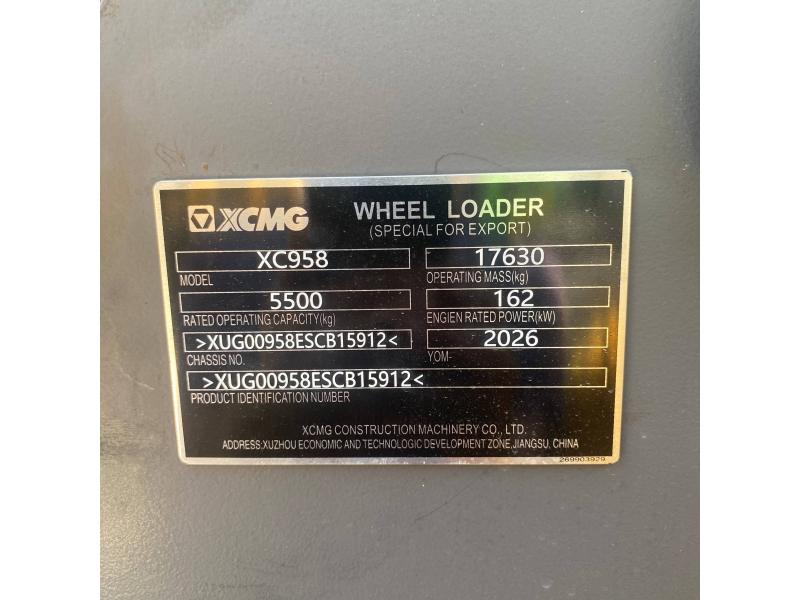 Incarcator Frontal XCMG XC958